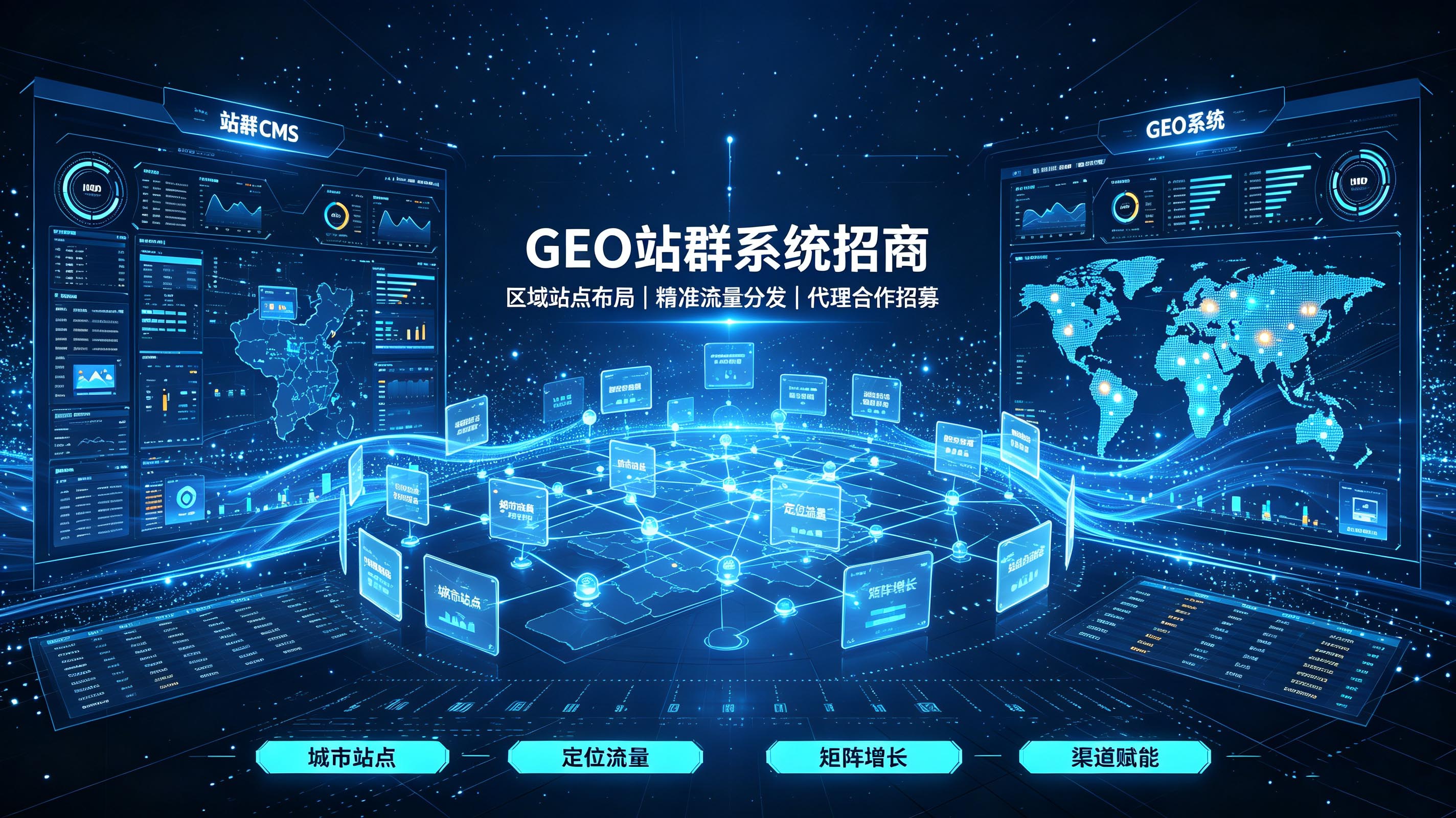 展犇CMS：打造低成本高效能GEO定位站群解决方案